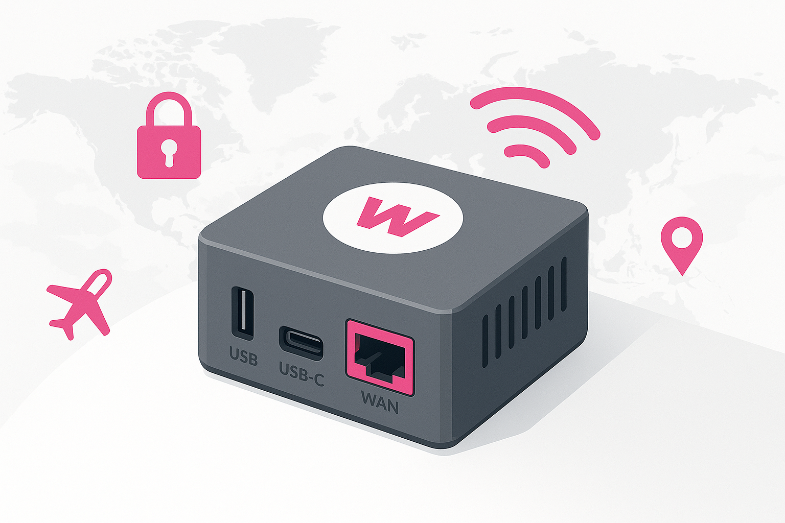 Dispositivo WiVPN portátil